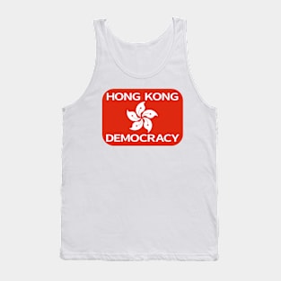 Democracy Hong Kong Flag Tank Top